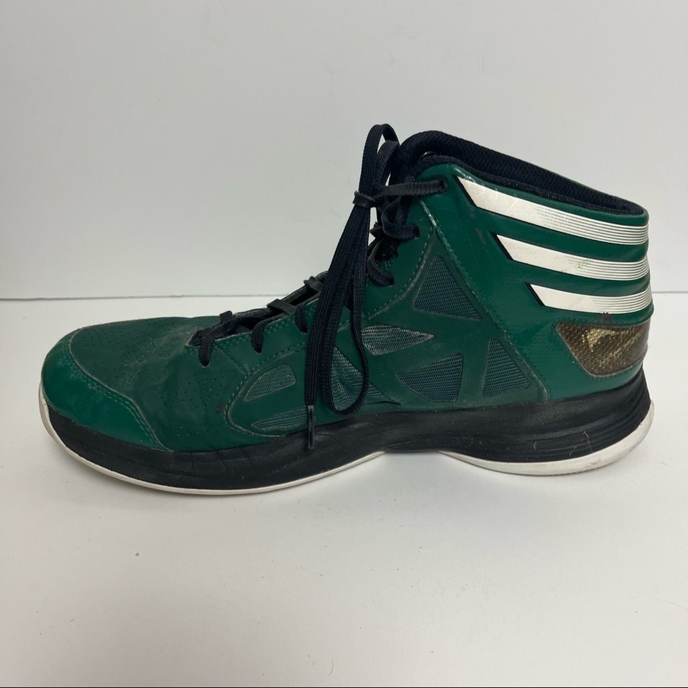 Adidas Green Basketball Shoes - Picture 7 of 13
